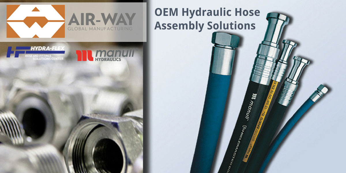 OEM hydraulic hose assembly solutions from Air-Way, Manuli & Hydra-Flex
